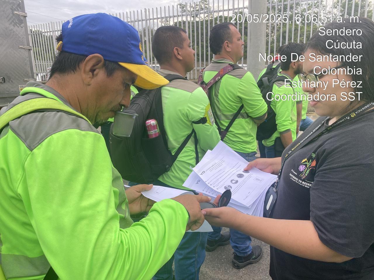 Evidencia de capacitación